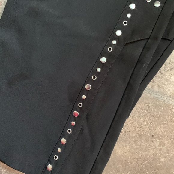 Joesph Ribkoff Studded Dress pant Size 8 - Picture 4 of 10
